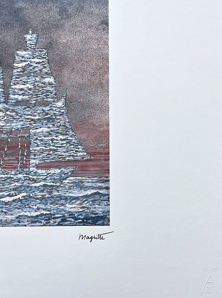 René Magritte - Le Seducteur 98/100 - limitovaná edice, 70x50cm
