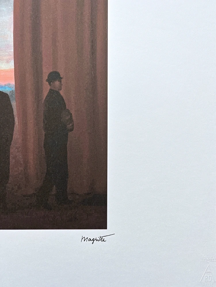 René Magritte - A La Rencontre du Plaisir 90/100 - limitovaná edice, 70x50cm