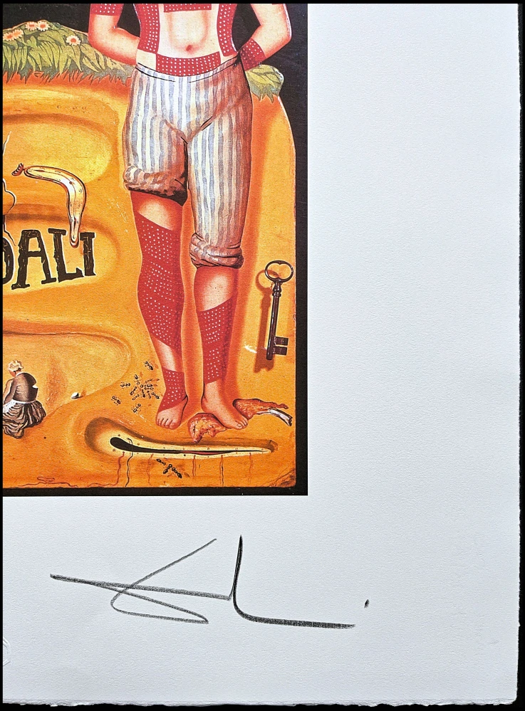 Salvador Dalí - Man in red - signováno, limitovaná edice, 50x66cm