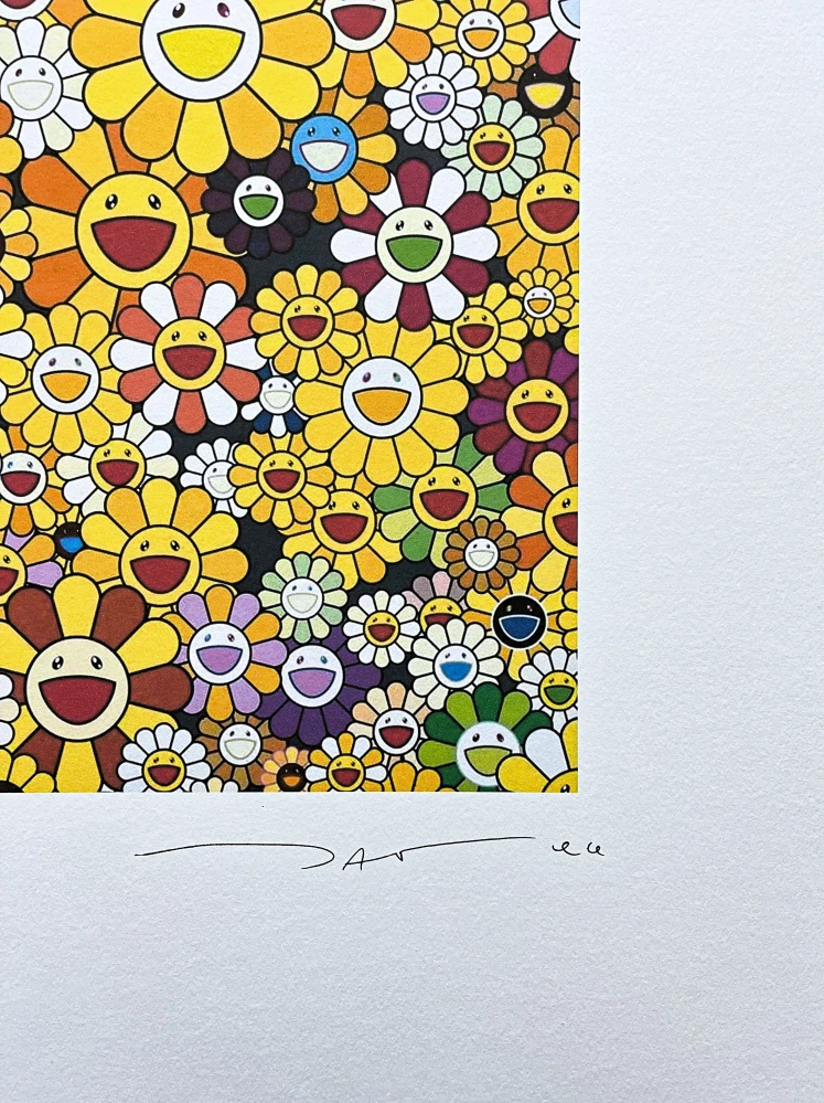 Takashi Murakami - An Homage to Monogold 56/300- signováno, číslovaná edice, 50x65 cm