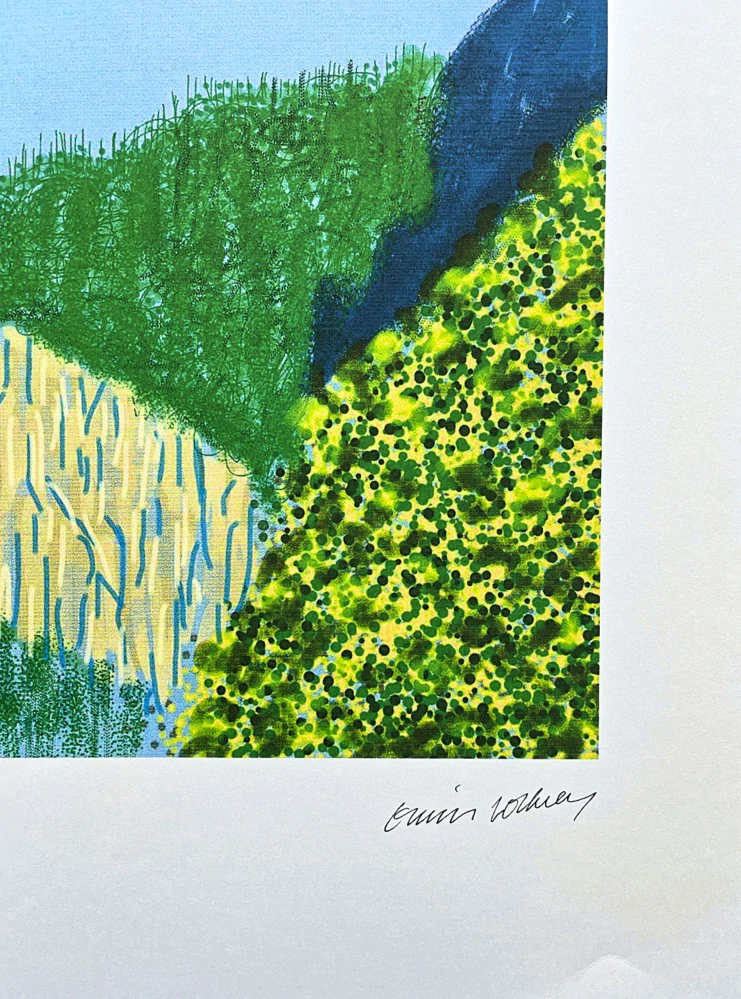 David Hockney - The Yosemite suite no.3 21/500 - limitovaná edice s certifikátem, 35x50 cm