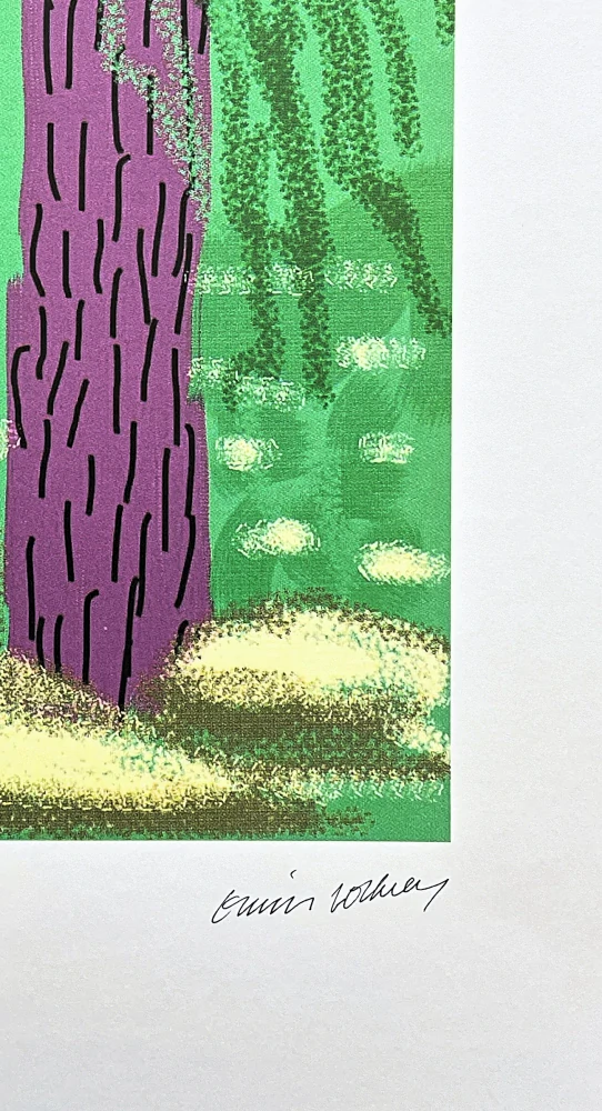 David Hockney - Two Tribes in the Forest 363/500 - limitovaná edice s certifikátem, 35x50 cm