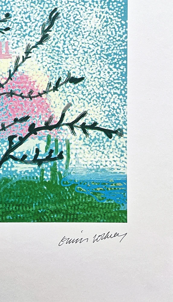 David Hockney - The House behind the Tree x/500 - limitovaná edice s certifikátem, 35x50 cm
