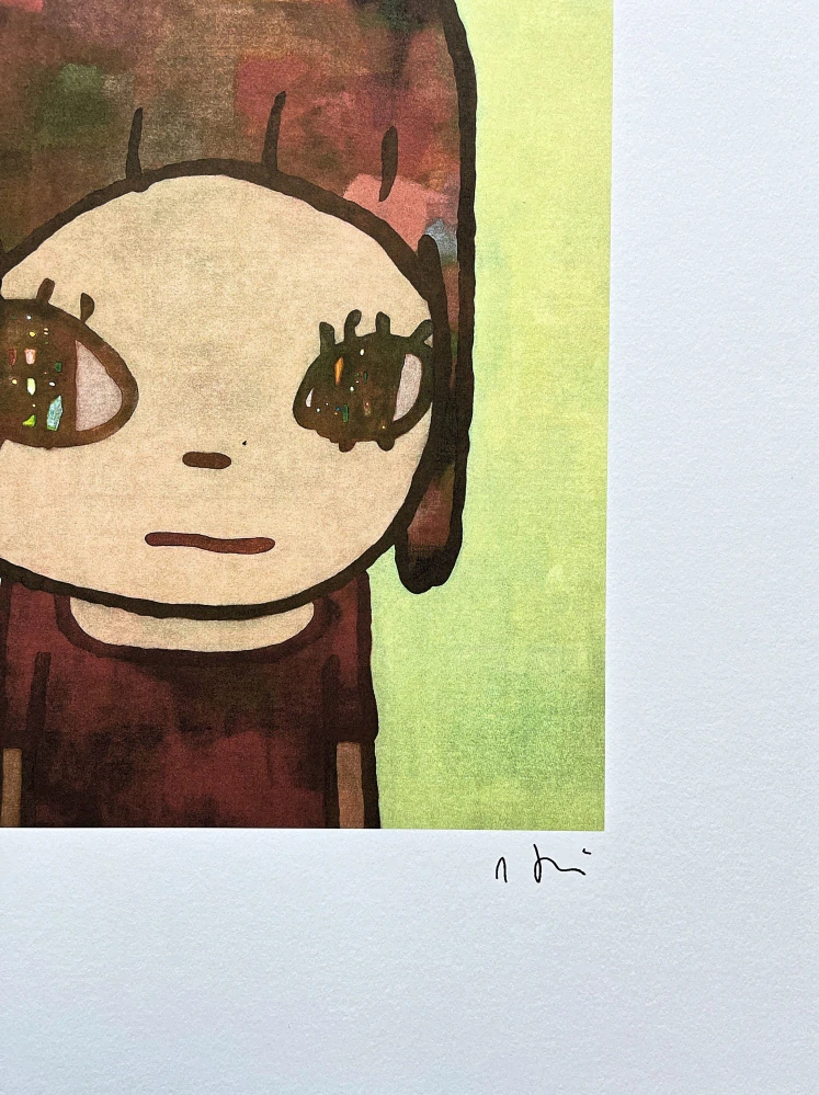 Nara Yoshitomo - Portrait of a Girl 82/300 - signováno, číslovaná edice, 50x65 cm