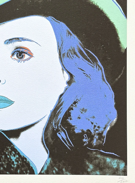 Andy Warhol - Ingrid Bergman modrá 410/500 - signováno, 50x50cm, limitovaná edice CMOA s certifikátem