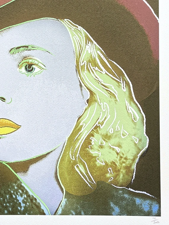 Andy Warhol - Ingrid Bergman vínovo-žlutá 12/500 - signováno, 50x50cm, limitovaná edice CMOA s certifikátem