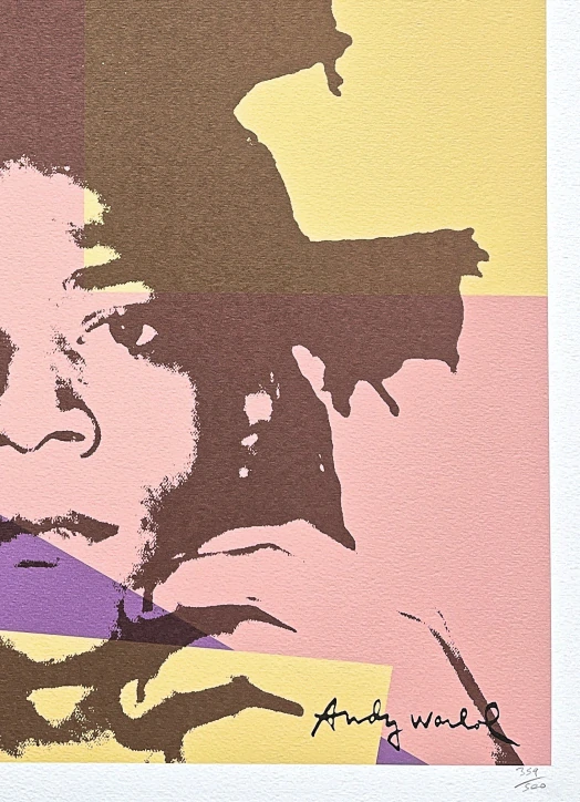 Andy Warhol - Jean-Michel Basquiat 359/500 - signováno, 50x50cm, limitovaná edice CMOA s certifikátem