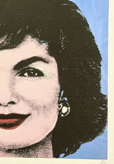 Andy Warhol - Jacqueline Kennedy x/500 - signováno, 50x50cm, limitovaná edice CMOA s certifikátem