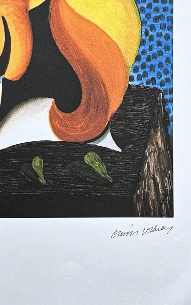 David Hockney - The First V. H. Painting 56/500 - limitovaná edice, s certifikátem, 35x50 cm