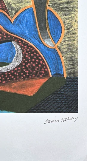David Hockney - The First V. H. Painting II. 21/500 - limitovaná edice, s certifikátem, 35x50 cm