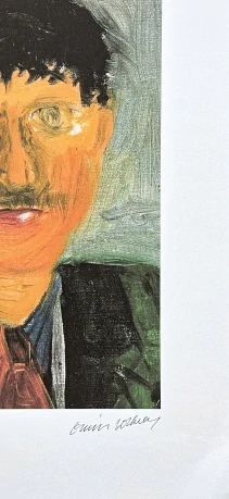 David Hockney - Self Portrait in 1951 55/500 - limitovaná edice, s certifikátem, 35x50 cm