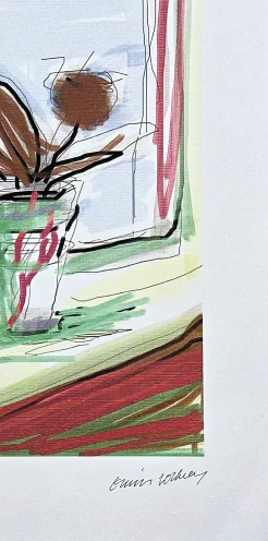 David Hockney - My bedroom window 36/500 - limitovaná edice, s certifikátem, 35x50 cm