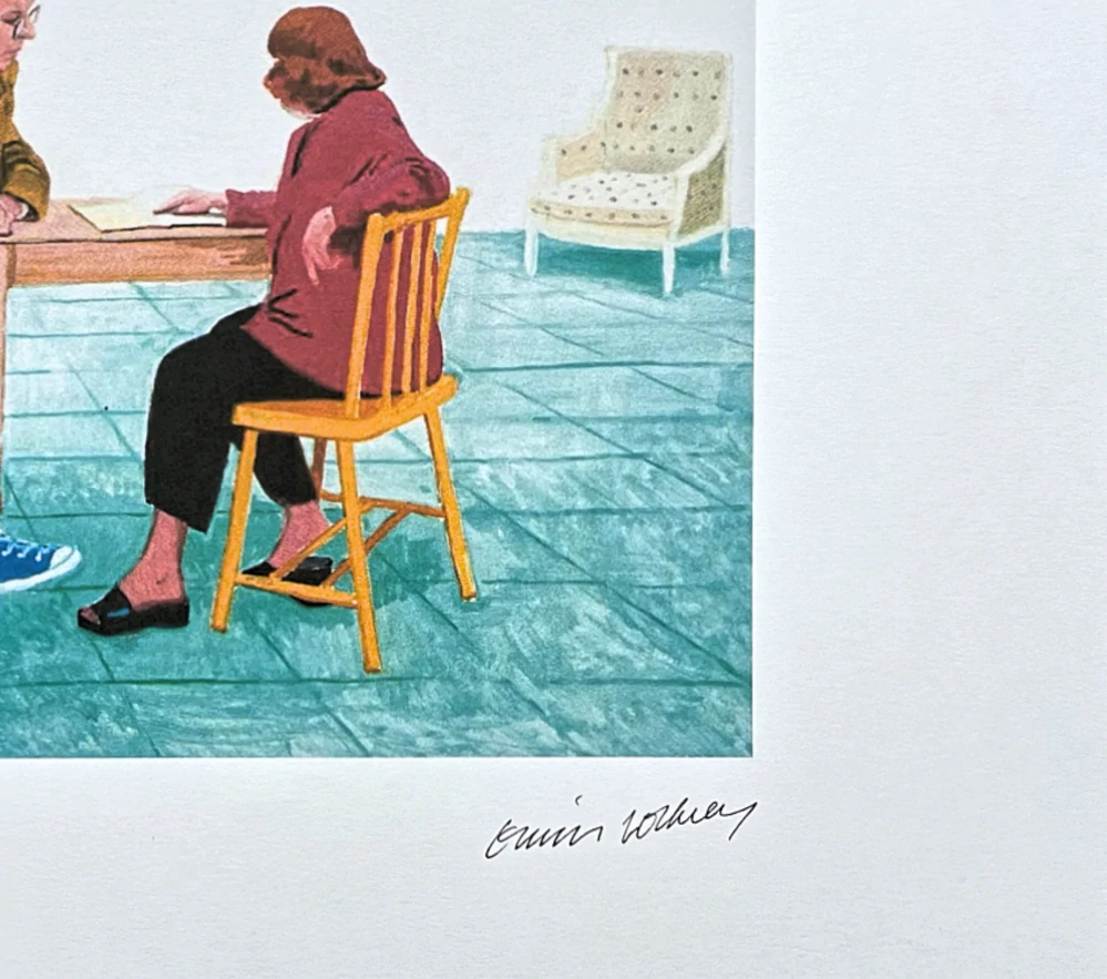 David Hockney - Ann and David 29/500 - limitovaná edice s certifikátem, 50x35 cm