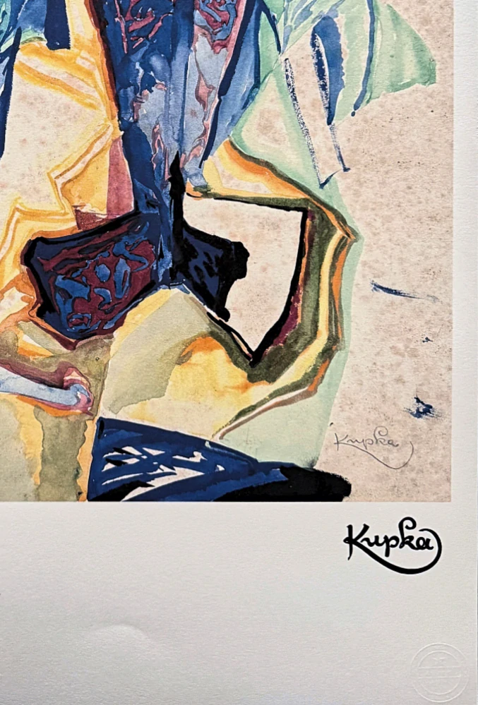 František Kupka - Impromptu 63/350 - limitovaná edice s certifikátem, 50x70cm