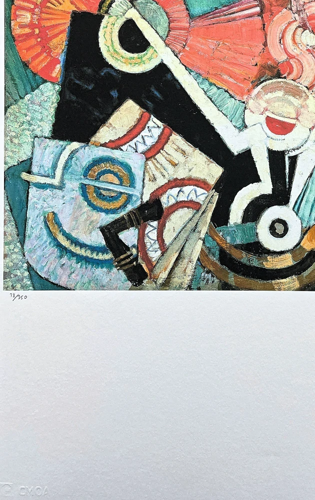 František Kupka - Syncopated accompaniment 28/350 - limitovaná edice s certifikátem, 50x70cm