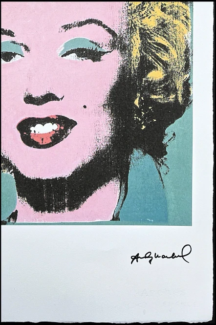 Andy Warhol - Marilyn Monroe šedo zelená 6/100 - edice Leo Castelli s certifikátem