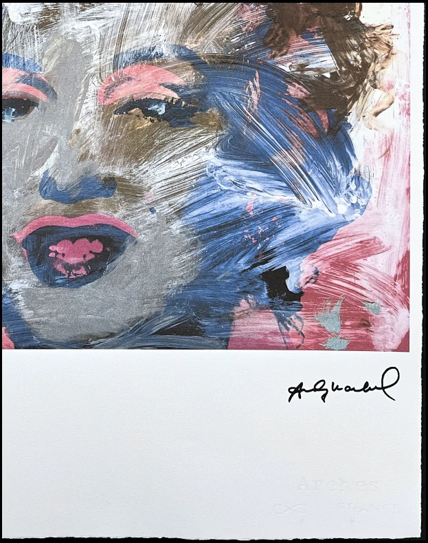 Andy Warhol - Marilyn Monroe v tazích štětce 39/100 - edice Leo Castelli s certifikátem