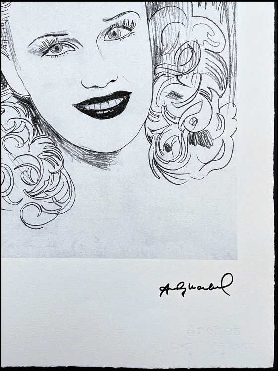 Andy Warhol - Ginger Rogers 64/100 - edice Leo Castelli s certifikátem