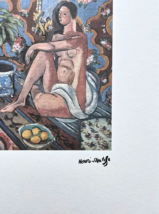 Henri Matisse - Nude in interior 56/75 - signováno 50x70cm