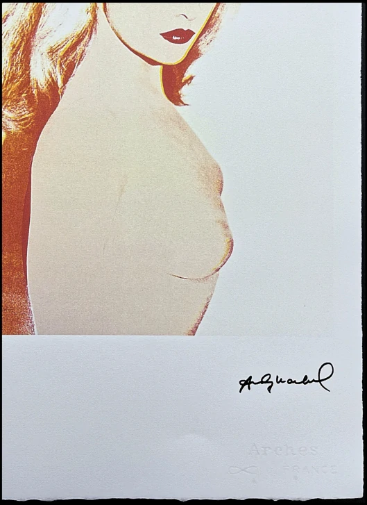 Andy Warhol - Cornelia Quest béžová 12/100 - edice Leo Castelli s certifikátem