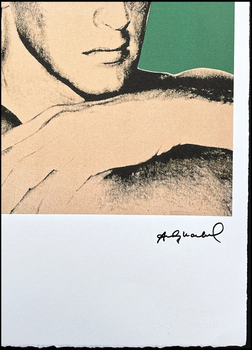 Andy Warhol - Sylvester Stallone zelený x/100 - edice Leo Castelli s certifikátem