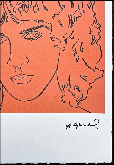 Andy Warhol - Billy Squier x/100 - edice Leo Castelli s certifikátem