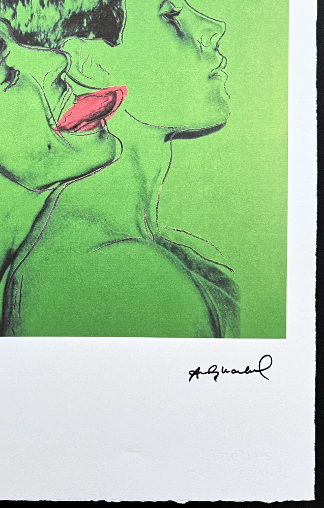 Andy Warhol - Querelle zelený 58/100 - edice Leo Castelli s certifikátem