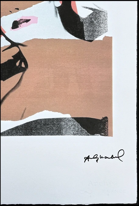 Andy Warhol - Ladies and gentleman II 134 44/100 - edice Leo Castelli s certifikátem