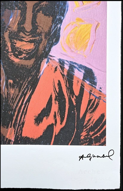 Andy Warhol - Ladies and gentleman II Wilhelmina Ross 56/100 - edice Leo Castelli s certifikátem
