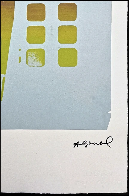 Andy Warhol - Watercolors 68/100 - edice Leo Castelli s certifikátem