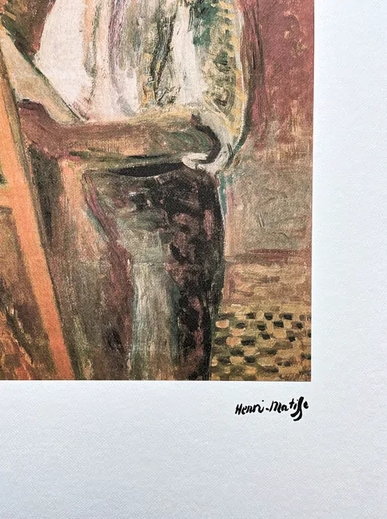 Henri Matisse - Self portrait in shirtsleeves 13/75 - signováno 50x70cm
