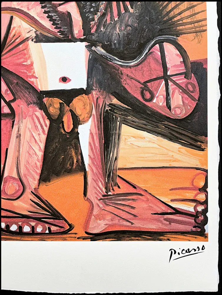 Pablo Picasso - Indian 110/250 - signováno, 28.5x38 cm