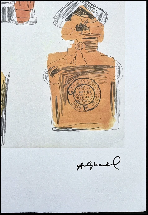 Andy Warhol - Coty Parfumes 18/100 - edice Leo Castelli s certifikátem