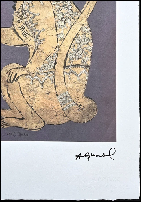 Andy Warhol - Monkey 9/100 - edice Leo Castelli s certifikátem