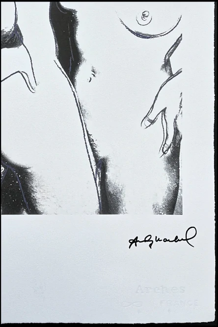 Andy Warhol - Love černo-bílý 8/100 - edice Leo Castelli s certifikátem