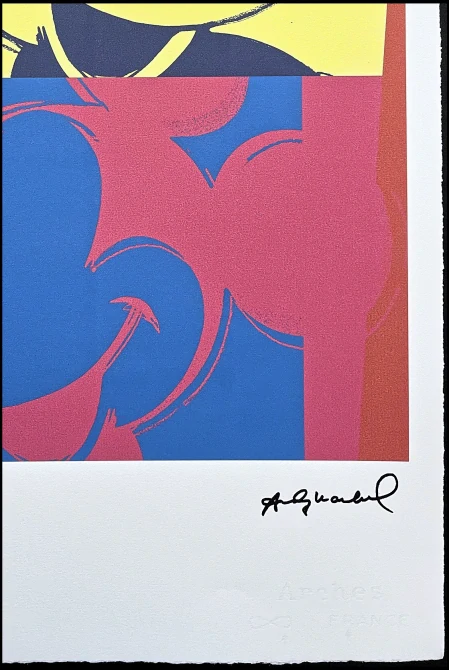Andy Warhol - 2x Mickey Mouse hlava barevný 49/100 - edice Leo Castelli s certifikátem