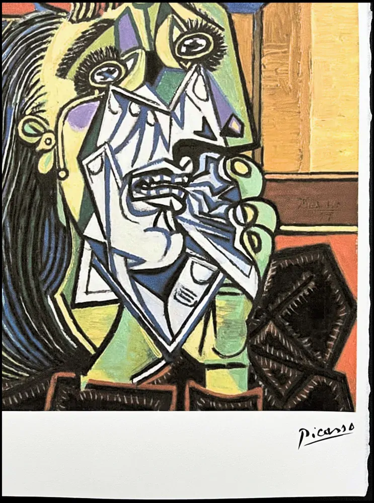 Pablo Picasso - The Weeping Woman 48/250 - signováno, 28.5x38 cm