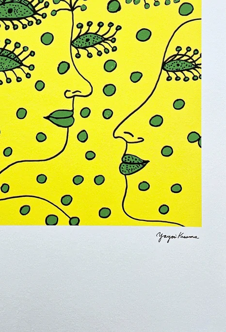 Yayoi Kusama - Love forever x/500 - signováno, číslovaná edice, 50x65 cm