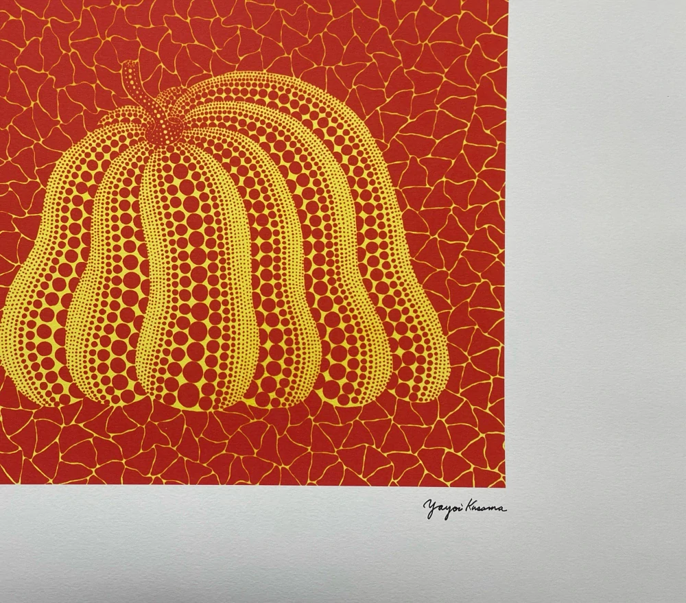 Yayoi Kusama - A Pumpkin YOR-A 17/500 - signováno, číslovaná edice, 65x50 cm