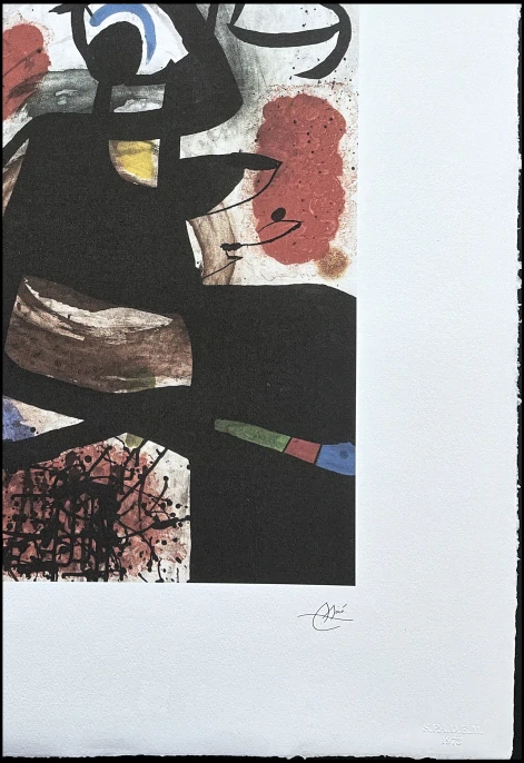Joan Miró - The Permissionary 112/150 - limitovaná edice s certifikátem, signováno, 56x76cm