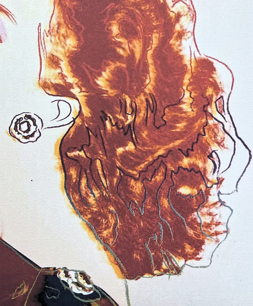 Andy Warhol - Princess Caroline 99/2400 - 60x60 cm, limitovaná edice CMOA s certifikátem