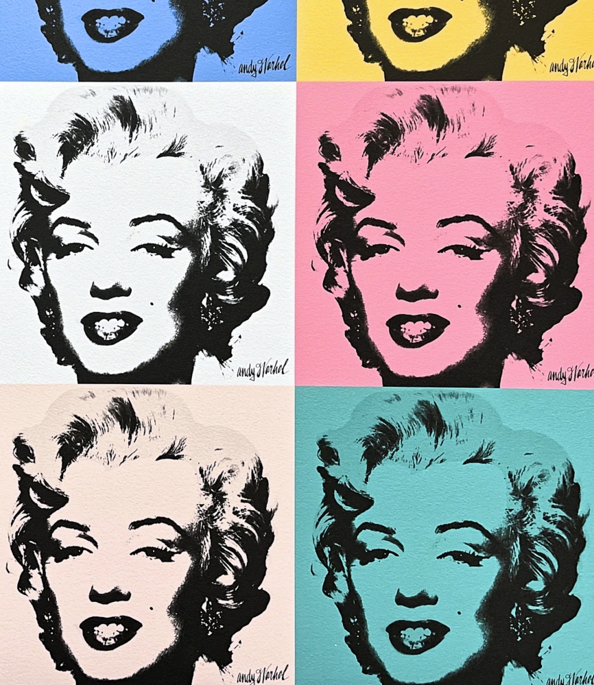 Andy Warhol - 9x Marilyn Monroe 220/2400 - 60x60cm, limitovaná edice CMOA s certifikátem