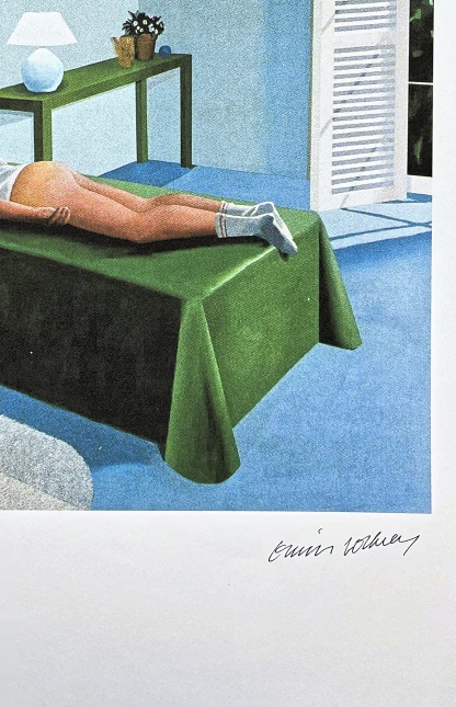 David Hockney - Room in Tarzana x/500 - limitovaná edice s certifikátem, 35x50 cm
