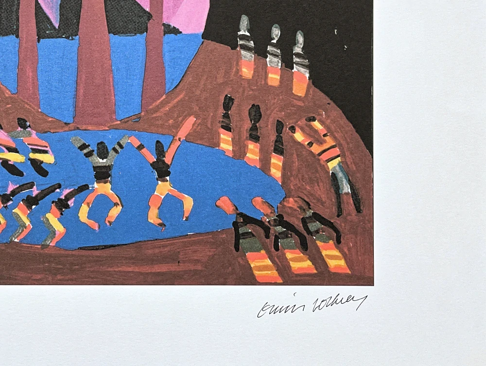 David Hockney - Dancing people 16/500 - limitovaná edice s certifikátem, 50x35 cm
