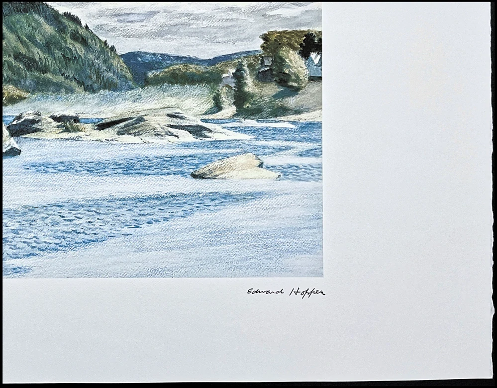 Edward Hopper - A Windy Day 44/150 - limitovaná edice, s certifikátem, 57x38 cm