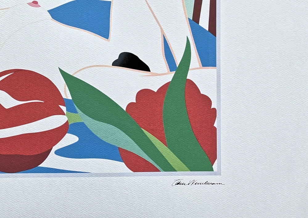 Tom Wesselmann - Monica with Tulips - signováno, limitovaná edice 15/450