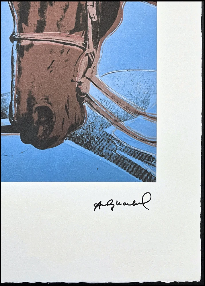Andy Warhol - Horse 50/100 - edice Leo Castelli s certifikátem