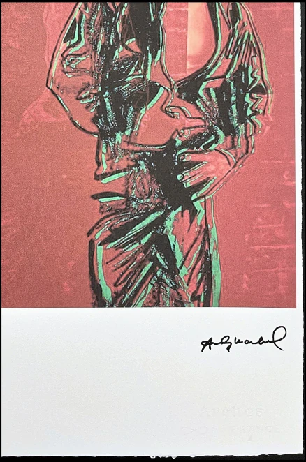 Andy Warhol - James Dean růžový x/100 - edice Leo Castelli s certifikátem
