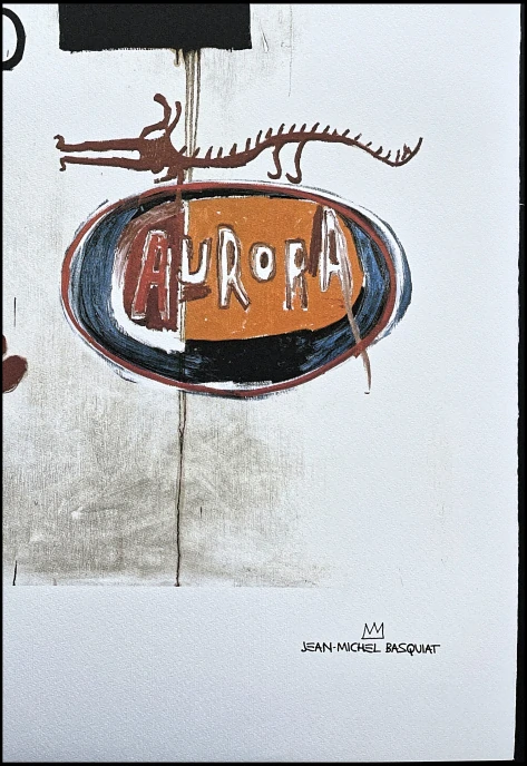 Jean-Michel Basquiat - Aurora 70/300 - limitovaná edice, signováno, 50x70cm