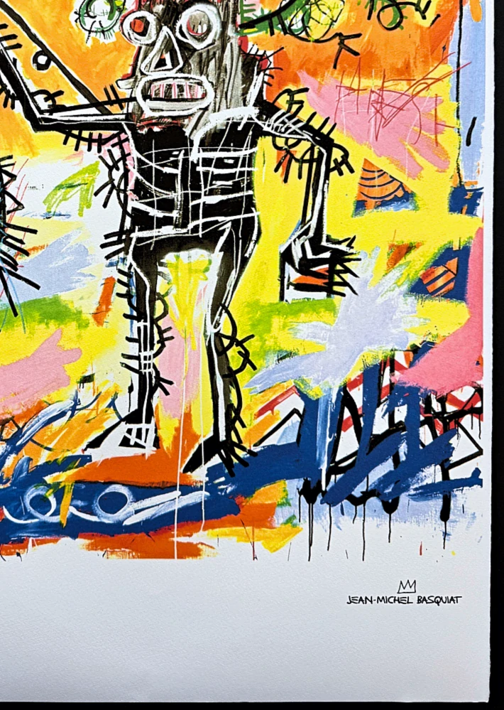 Jean-Michel Basquiat - Fishing 53/300 - limitovaná edice, signováno, 50x70cm
